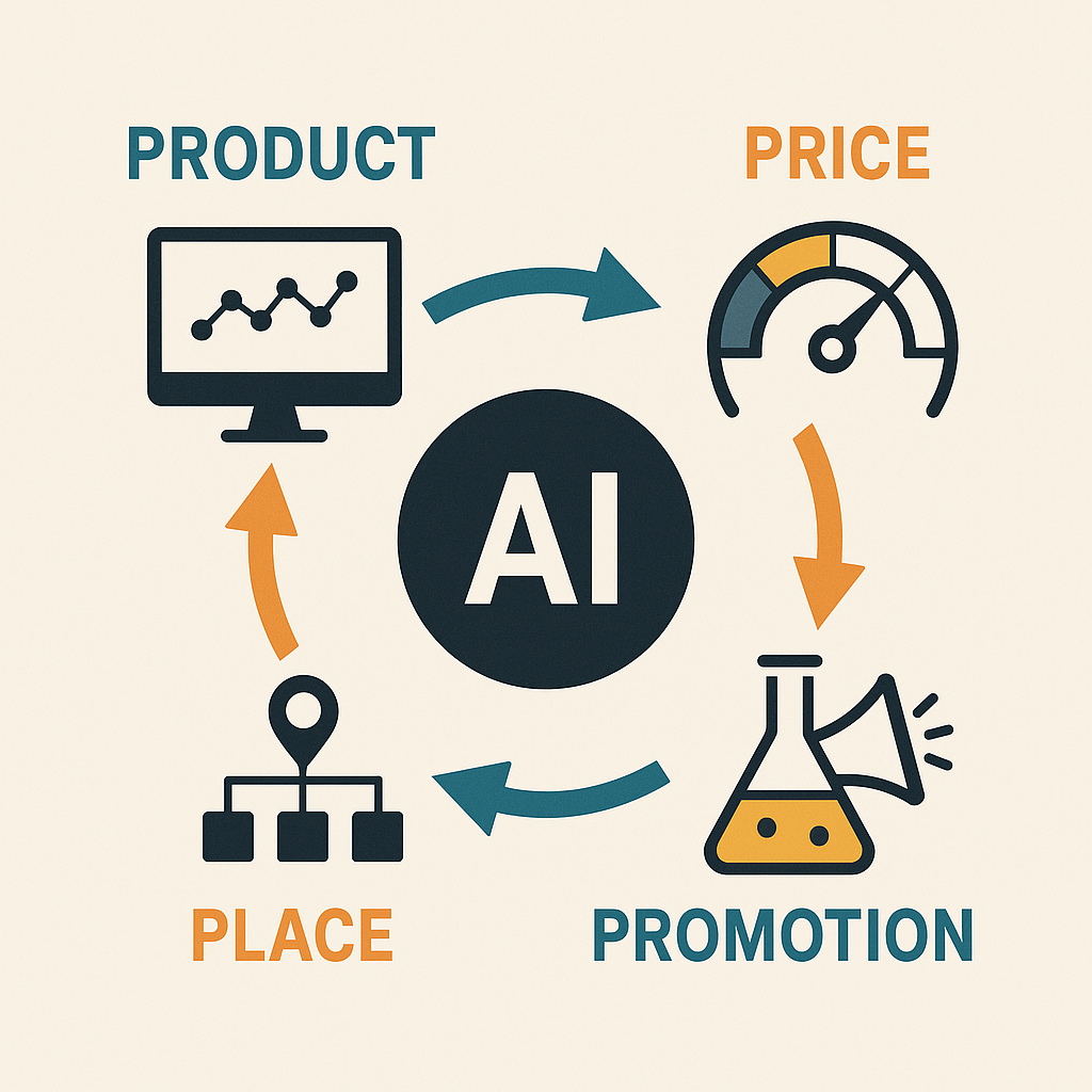 AI GTM 4 Ps feedback loops